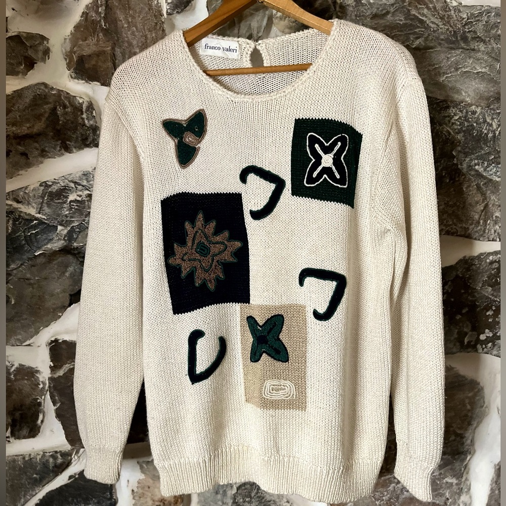 VINTAGE Embroidered Sweater